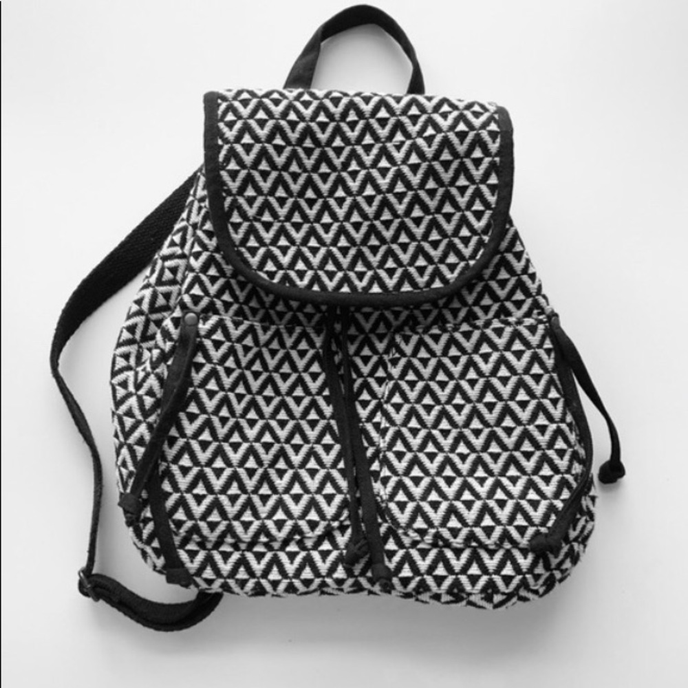 World Market Woven Boho Backpack